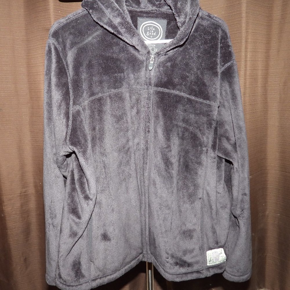 Life is Good Zip Up Extra Lush Fleece Jacket